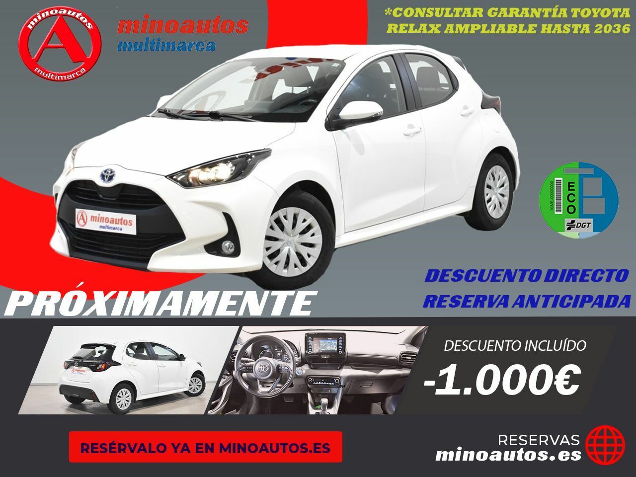 Toyota yaris automatico  de segunda mano - toyota yaris 2021 /