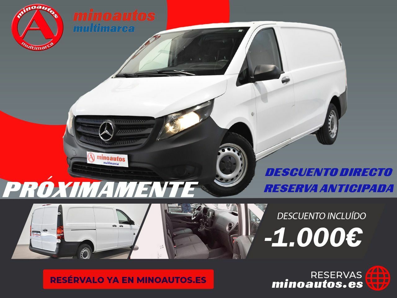 Mercedes vito 2020 retrovisores exteriores calefactables  de segunda mano - mercedes vito 2023 /