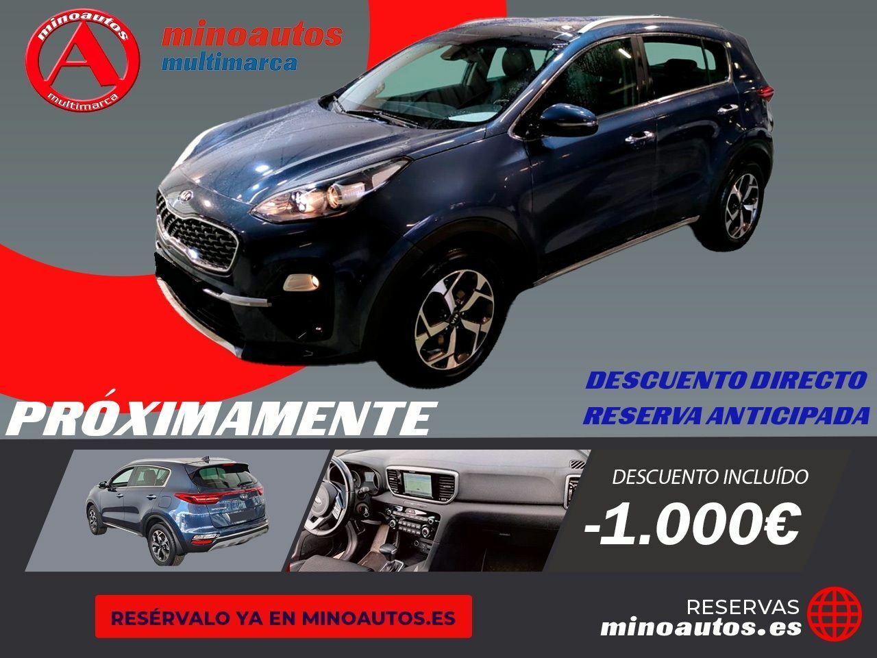 Plaza parking  de segunda mano - kia sportage 2019 /
