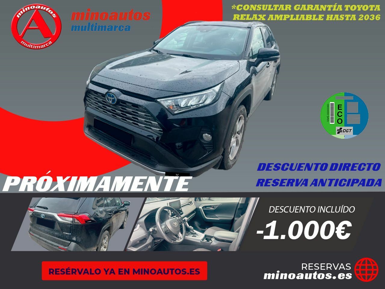 Plaza parking  de segunda mano - toyota rav4 2021 /
