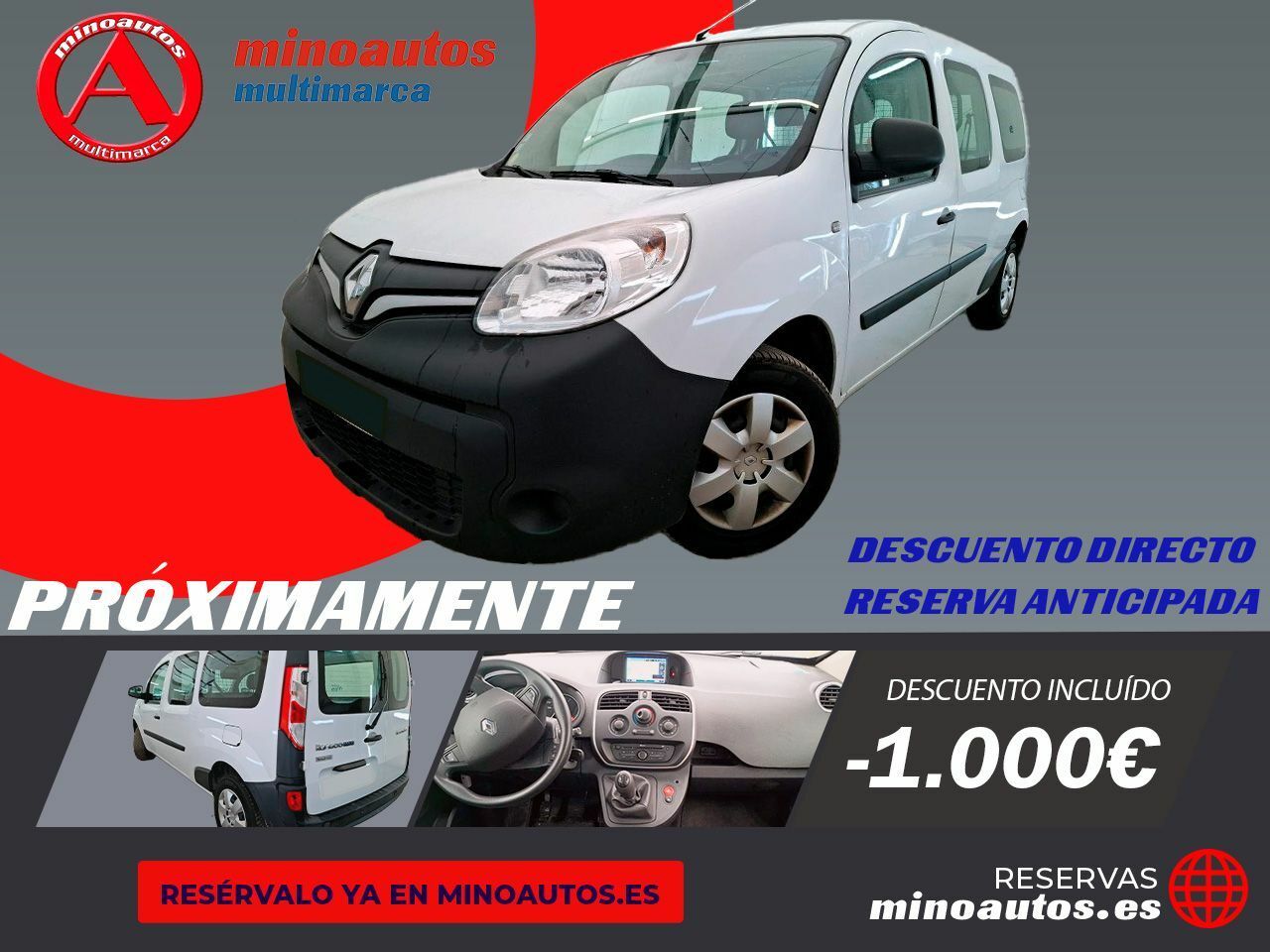 Tractor pasquali  de segunda mano - renault kangoo 2019 /