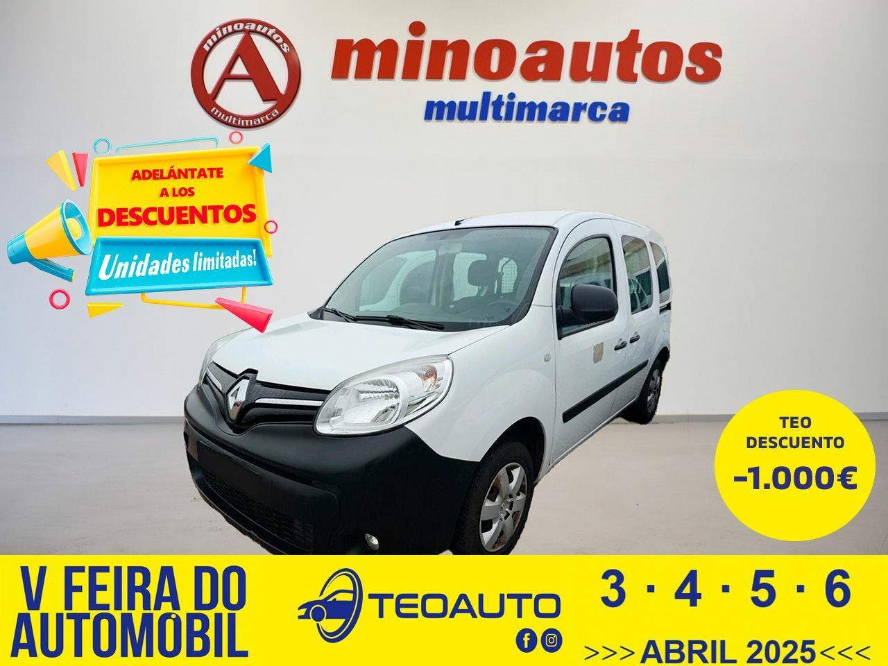 Renault kangoo con 12 meses de garantia  de segunda mano - renault kangoo 2019 /