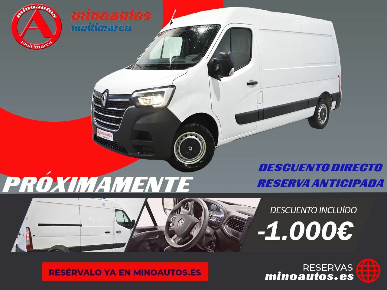 Tractor pasquali  de segunda mano - renault master 2020 /