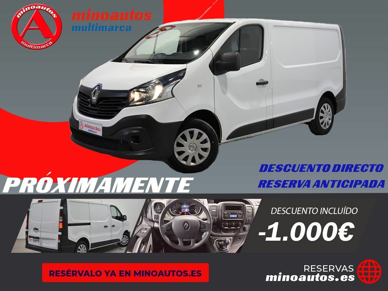 Tractor pasquali  de segunda mano - renault trafic 2018 /
