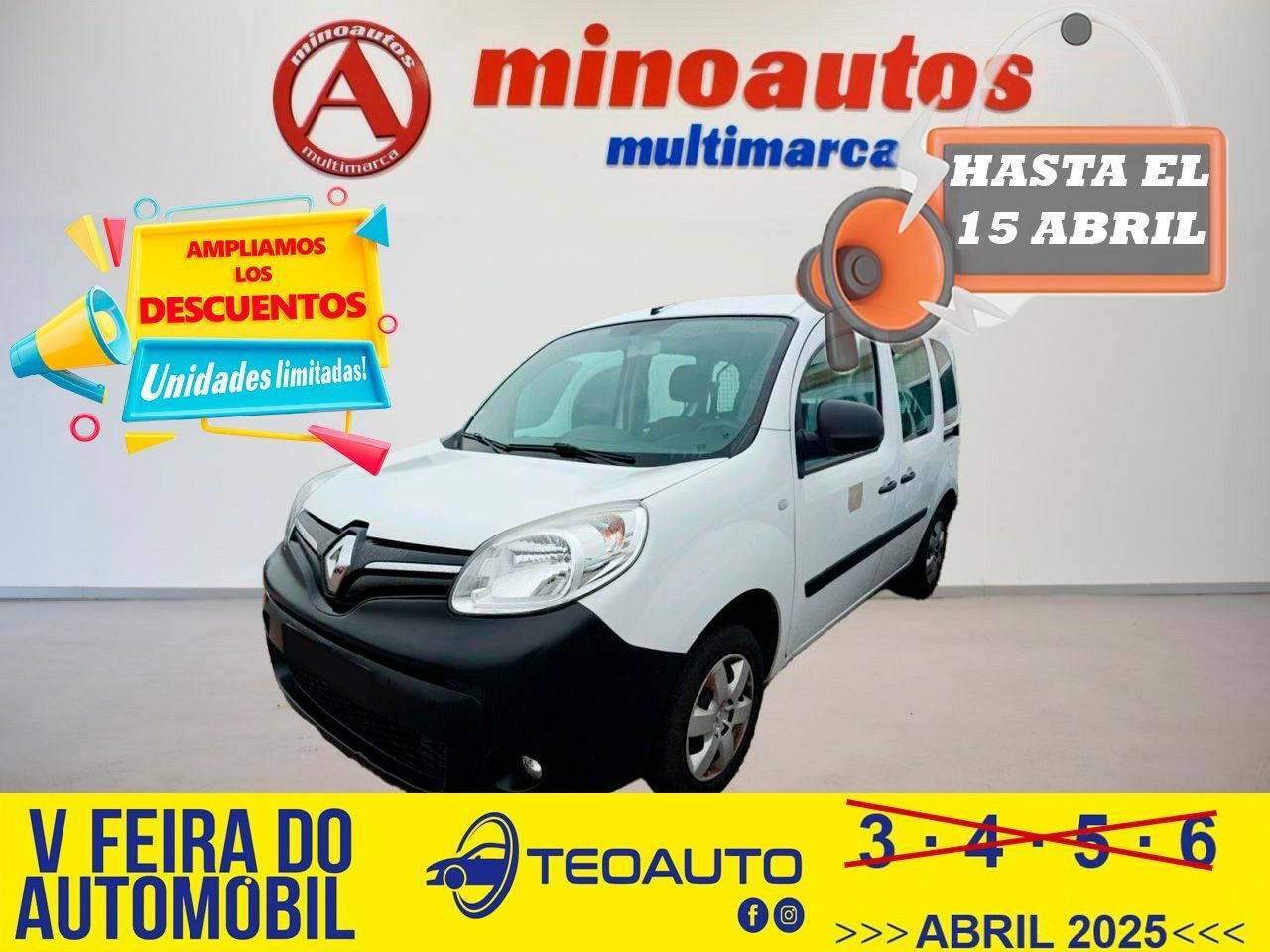 Renault kangoo combi 2008 doble puerta lateral  de segunda mano - renault kangoo 2019 /