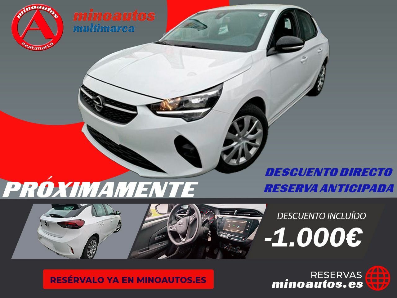 Opel corsae 2024  de segunda mano - opel corsa 2020 /