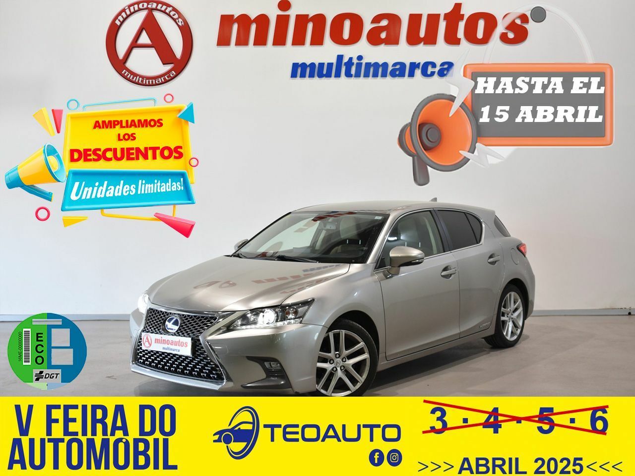 Tractor pasquali  de segunda mano - lexus ct 2019 /