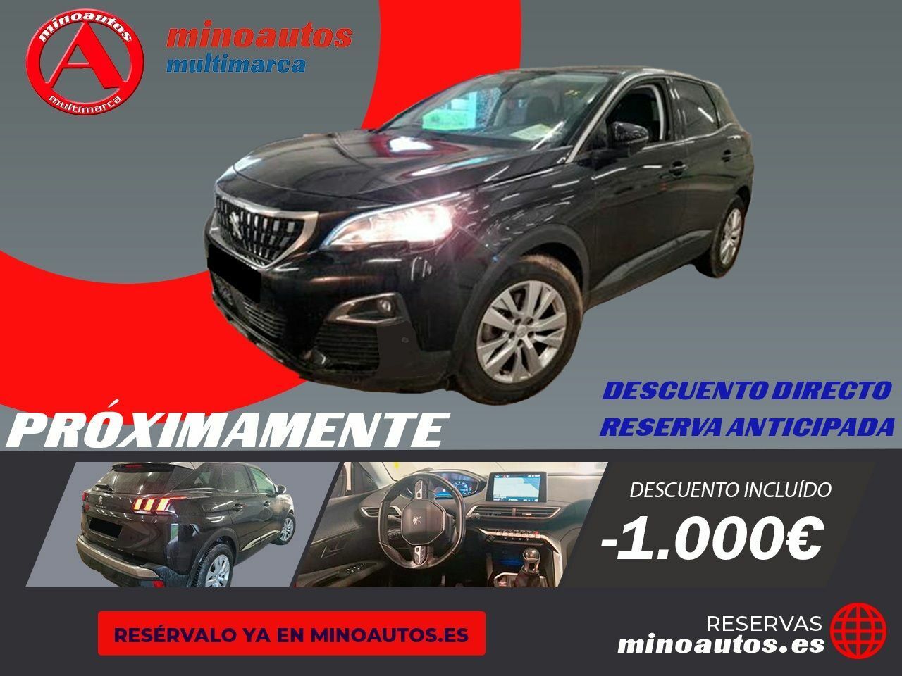 Oficina virtual 499  de segunda mano - peugeot 3008 2019 /