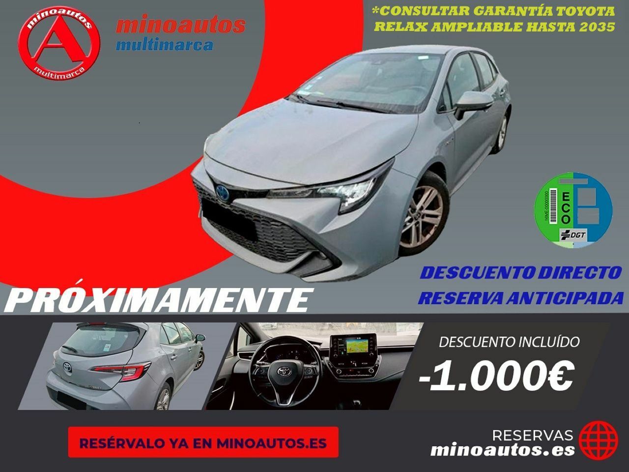 Toyota yaris con volante multifuncion  de segunda mano - toyota corolla 2020 /